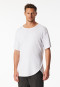 Shirt kurzarm Doppelripp Cutout weiß - SCHIESSER 150 Years