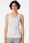 Strap top double rib white - SCHIESSER 150 Years