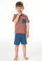 Pigiama corto a righe rosse - Kids Nightwear