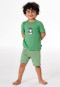 Pigiama corto a righe tigrato lime - Kids Nightwear