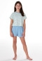 Pigiama corto con strisce di perle - Teens Nightwear