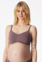 Soft-Bra Schwangerschaftswäsche mauve - Unique Maternity