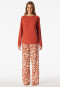 Long pyjamas terracotta - Selected Premium