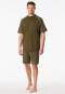 Pyjama court effet tie-dye olive - Modern Essentials