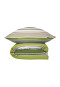 Parure de lit 2 pièces Renforcé vert rayé - SCHIESSER Home