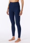 Leggings taille haute côtelé brossé amiral - SCHIESSER Active