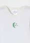Onesie long-sleeve unisex Fine rib Modal moon stars off-white - Natural Love