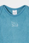 Body bambino manica lunga unisex in spugna modal orso celeste - Natural Love