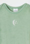 Babybody langarm unisex Frottee Modal Mond hellgrün - Natural Love