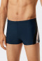 Bade-Retroshorts Wirkware recycelt seitliche Streifen admiral - Nautical Active