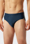 Men's swimwear with zip pocket knitwear recycled fine stripes admiral - Nautical Casual