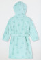 Peignoir Velours Cur vert clair - Aqua