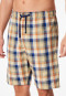 Bermuda kurz Webware beige kariert - Mix+Relax