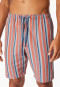 Bermuda in tessuto rosso chiaro a strisce - Mix+ Relax