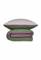 Set di biancheria da letto duepezzi Renforcé verde a strisce - SCHIESSER Home