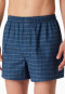 Boxer confezione da 2 in tessuto check blu - Boxershorts Multipacks