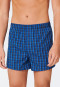 Boxershorts 2er-Pack Webware royal kariert - Boxershorts Multipack