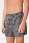 Boxershorts 2er-Pack Webware schwarz kariert - Boxershorts Multipack