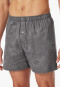 Boxershorts Interlock Paisley anthrazit gemustert - Fine Interlock