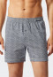 Boxer shorts jersey 2-pack solid pattern dark blue/gray - Fun Prints