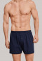 Boxershorts Jersey 2er-Pack uni schwarz/ dunkelblau - selected! premium