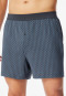 Boxershorts Organic Cotton gemustert graphit - Comfort Fit