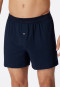 Boxer shorts Organic Cotton patterned midnight blue - Comfort Fit