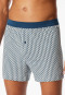 Boxer en coton bio imprimé argent - Comfort Fit