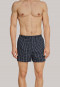 Boxer tissé à carreaux bleu foncé - Original Classics