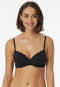 Underwire bra with cup and lace black - Pure Cotton