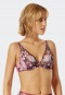 Underwire bra lace berry - Summer Floral Lace