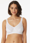 Confezione da 2 bustier con coppe cotone biologico bianco - 95/5