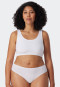 Bustier 2-pack without cups organic cotton white - 95/5