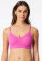 Bustier Mikrofaser herausnehmbare Pads fuchsia - Invisible Soft