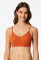 Bustier Mikrofaser herausnehmbare Pads terracotta - Invisible Soft