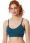 Bustier seamless herausnehmbare Pads petrol - Casual Seamless