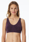 Bustier seamless removable pads plum - Classic Seamless