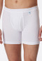 Boxer cycliste ouverture blanc - Long Life Cotton