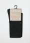 Chaussettes pour femme lot de 2 coton bio noir - 95/5