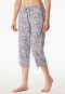 Pantalon 3/4-long Fleurs imprimé multicolore - Mix+Relax