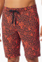 Pants short light red patterned - Mix+Relax