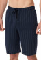 Pantaloni corti blu notte a strisce - Mix+ Relax