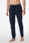 Long pants with midnight blue cuffs - Mix+Relax