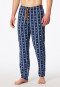Pants long checks graphite printed - Mix+Relax
