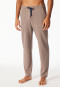 Pantalon long jersey simple rayures nougat - Mix+Relax