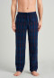 Pants long flannel midnight blue checked - Mix + Relax