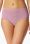 Midi panty 2-pack rosewood/ cream - Modal Essentials