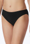 Mini panty 2-pack organic cotton black - 95/5