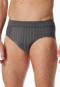 Minislip Fine Interlock striped anthracite - Fine Interlock