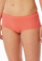 Culotte à double côtes Coton bio brossé pêche - Pure Rib